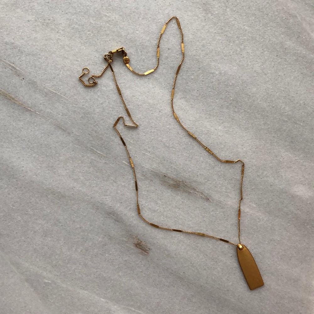 Madewell Tag Necklace